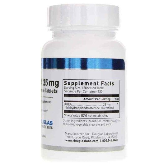 DHEA 25 Mg Dissolvable Tablets, DGL